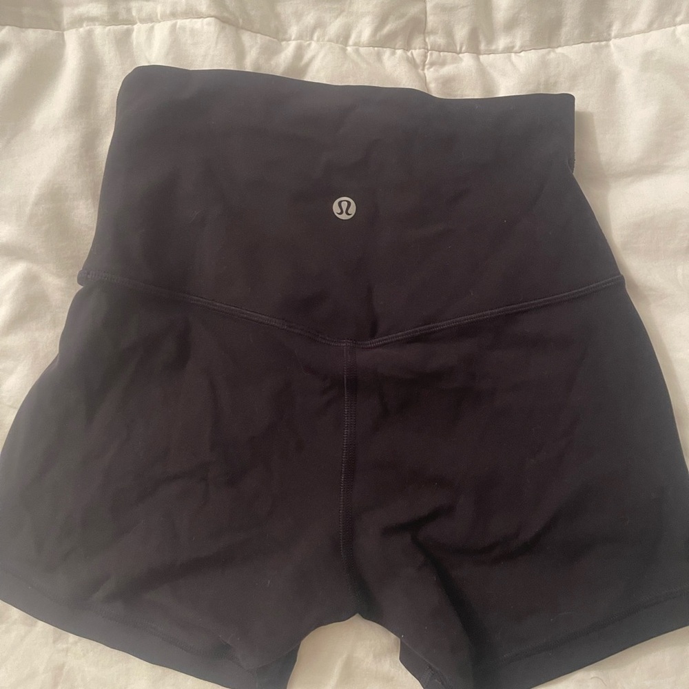 lululemon athletica Women's Black Athletic Shorts